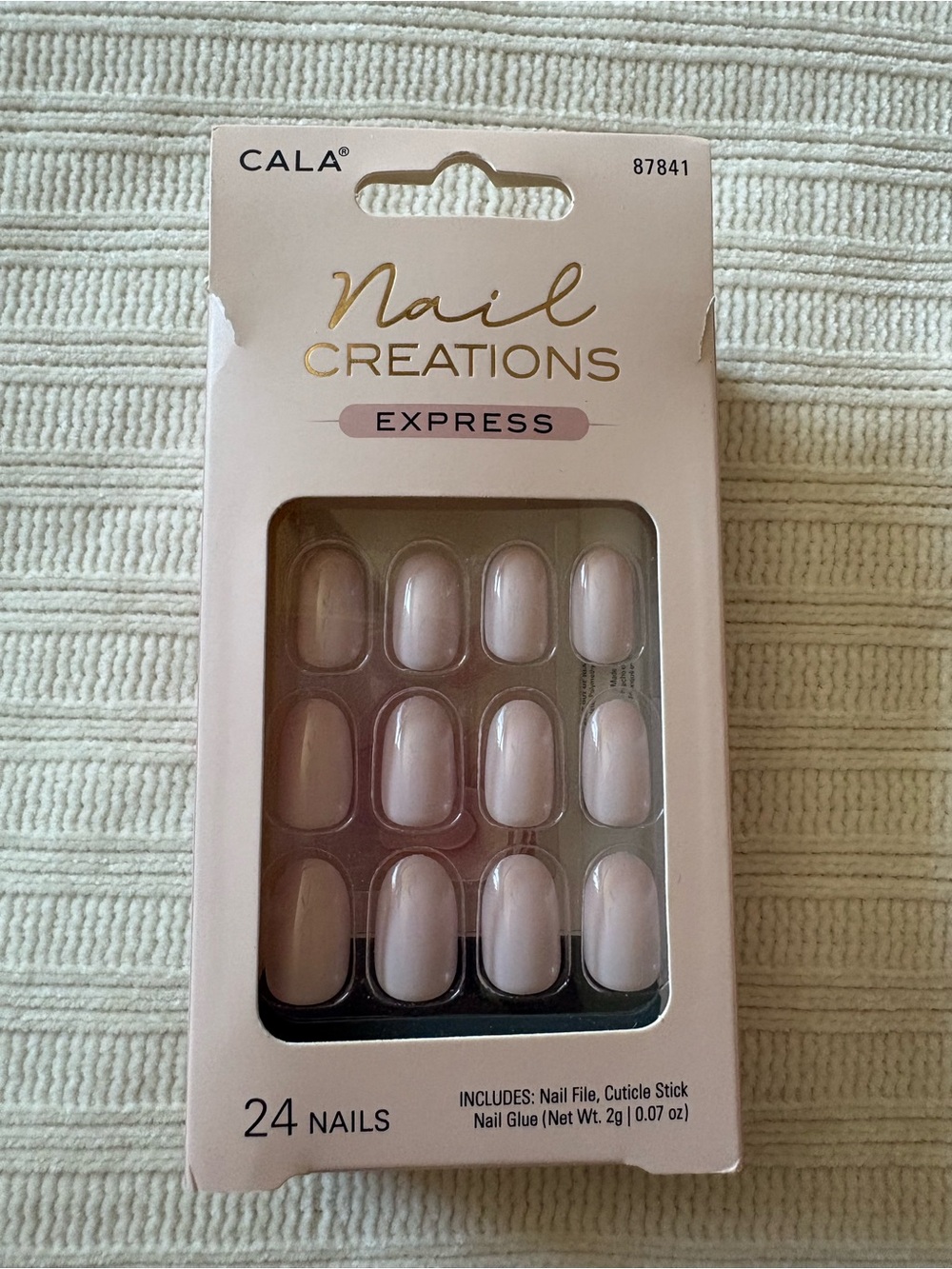 Cala Nail Creations Express Press-On Nails - Light Pink